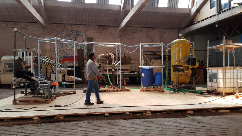 Human power plant prototype antwerpen